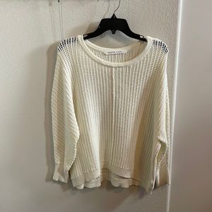 Athleta amity pullover crew neck cropped sweater